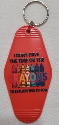 Image 2 of Assorted Motel Room Keychains 7