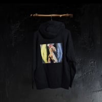 Image 3 of Black “Neon Cowgirl” Hoodie
