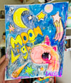Moon Light Unicorn - original 8x10