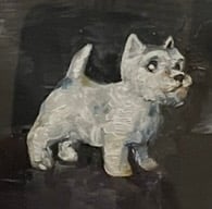 Image 3 of Fanny - Original Oil Painting, 7” x 5”