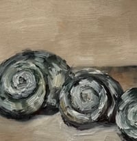 Image 3 of Triple Shell 4 - Original Oil Painting, 7” x 5”