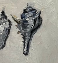 Image 4 of Triple Shell 1 - Original Oil Painting, 7” x 5”
