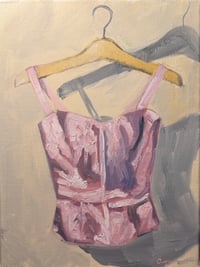 Image 2 of Blush - Original Oil Painting, 12” x 16”