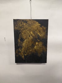Image 2 of Earthly delights- Gold I- Acrylic on stretched cotton.