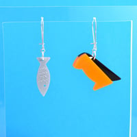 Image 8 of Puffin Earrings