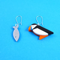 Image 6 of Puffin Earrings