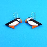 Image 5 of Puffin Earrings
