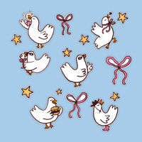 Image 2 of Diva Cui Cui stickers pack
