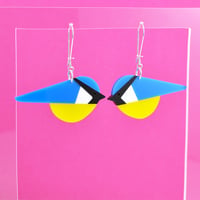 Image 1 of Blue Tit Earrings