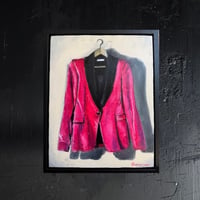 Image 1 of Pink Velvet - Original Oil Painting, 11” x 14”