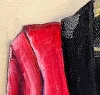 Image 3 of Pink Velvet - Original Oil Painting, 11” x 14”