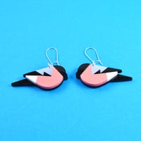 Image 3 of Bullfinch Earrings