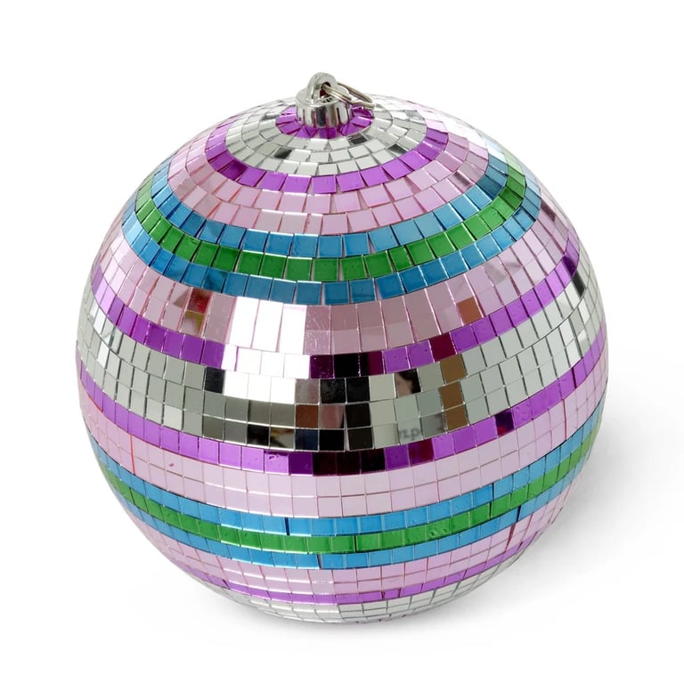 GRANDE BOULE À FACETTES FUNKY STRIPES