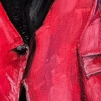 Image 4 of Pink Velvet - Original Oil Painting, 11” x 14”