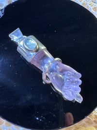 Image 13 of Amethyst mano figa with ouroboros bangle
