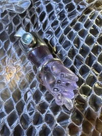 Image 8 of Amethyst mano figa with ouroboros bangle