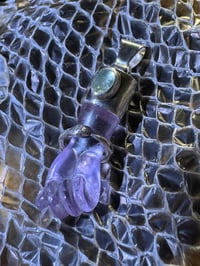 Image 9 of Amethyst mano figa with ouroboros bangle