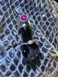 Image 6 of Black mano figa with ouroboros bangle