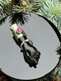 Image 8 of Black mano figa with ouroboros bangle