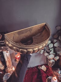 Image 3 of Brass wall planter 