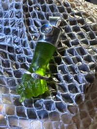 Image 23 of Green mano figa with ouroboros bangle