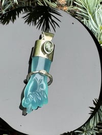Image 2 of Blue mano figa with ouroboros bangle 