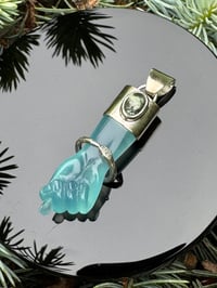 Image 5 of Blue mano figa with ouroboros bangle 