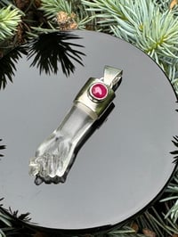 Image 5 of Quartz and ruby mano figa 