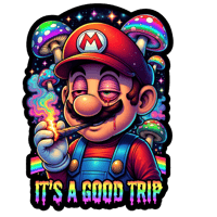 🍄 IT’S A GOOD TRIP – 3" Premium Die Cut Sticker