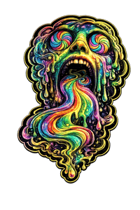 🌈 RAINBOW MELT – 3" Premium Die Cut Sticker