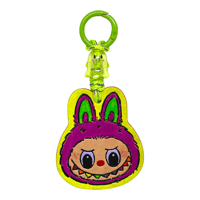 Image 1 of Little Monster Leather Keychain