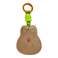 Image 4 of Little Monster Leather Keychain