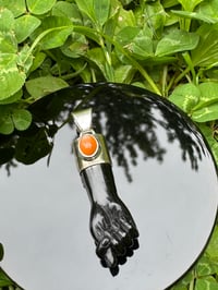 Image 15 of Black chalcedony and moonstone mano figa 