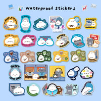 Image 1 of eepy but employed stickers | Corporate sticker series