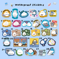 Image 3 of eepy but employed stickers | Corporate sticker series
