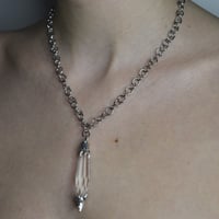 Image 2 of Crystal Tear Necklace