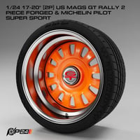 Image 1 of 17-20” US mage GT wheels & Michelin pilots