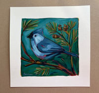 Image 1 of Woodland Titmouse Original Painting