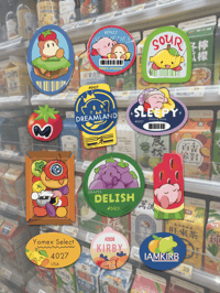 Image 3 of Kirby Fruit Sticker Sheet