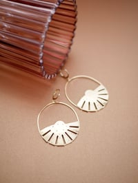 Image 2 of Grandes Boucles d'Oreilles TOPAZZA