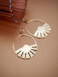 Image 3 of Grandes Boucles d'Oreilles TOPAZZA