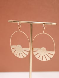Image 5 of Grandes Boucles d'Oreilles TOPAZZA
