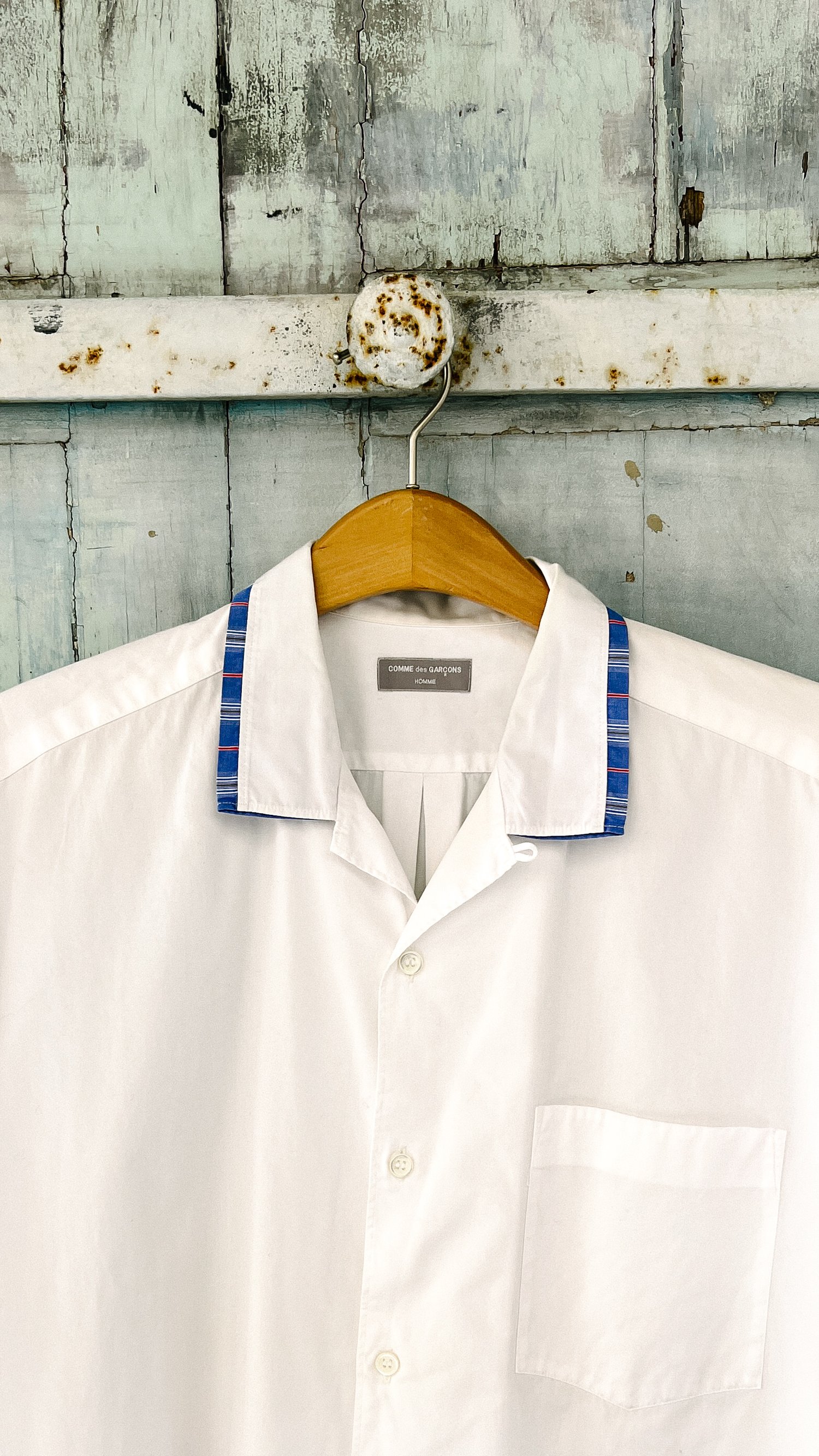 Comme Des Garçons Homme Open Collar Shirt from 1991 - OS