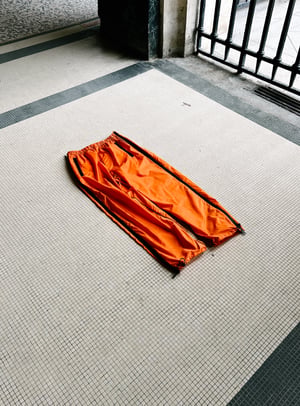 Prada SS17 Orange Side Zip Track Pants - Size L