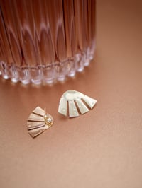 Image 3 of Petites Boucles d'Oreilles Clous TOPAZZA