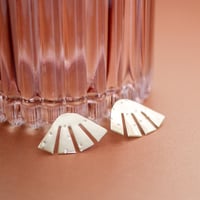 Image 1 of Petites Boucles d'Oreilles Clous TOPAZZA