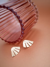 Image 2 of Petites Boucles d'Oreilles Clous TOPAZZA