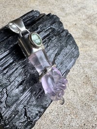 Image 11 of Amethyst mano figa with ouroboros bangle