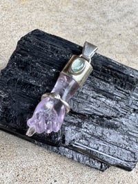 Image 12 of Amethyst mano figa with ouroboros bangle