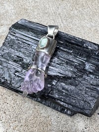 Image 17 of Amethyst mano figa with ouroboros bangle
